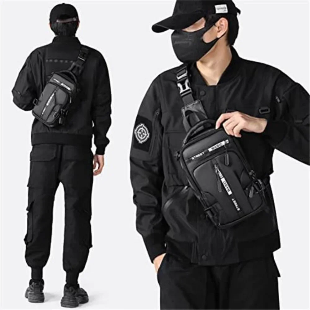 Anti Theft Sling Crossbody Backpack Shoulder Bag for Men Lightweight